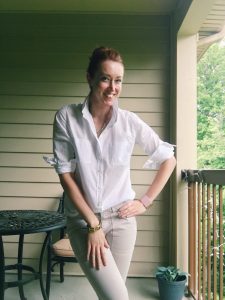 How to style a plain white button-down shirt