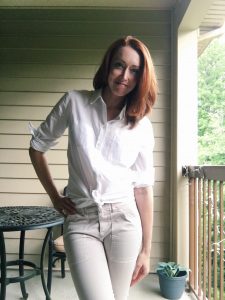 How to style a plain white button-down shirt